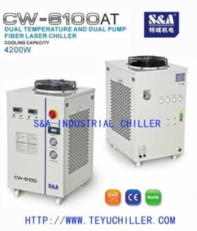 IPG fiber laser water chiller 4200W cooling